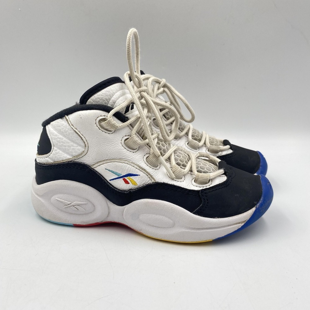 Reebok Question Mid Iverson Shoes Youth Size 12.5‎ Basketball